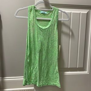 Karlie tank. Neon green. New with tags.